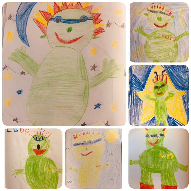 Lubo Zeichnungen der Kinder