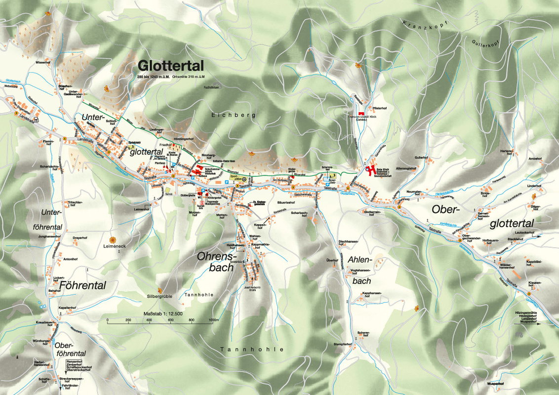 Ortsplan Glottertal