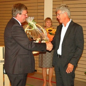 Verabschiedung von Klaus Breisacher durch den Bürgermeister Herbstritt Verabschiedung von Klaus Breisacher durch den Bürgermeister Herbstritt